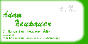 adam neupauer business card