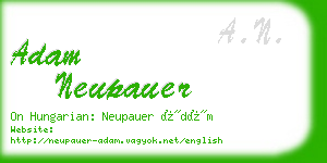 adam neupauer business card